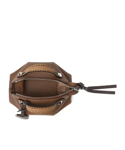 Fendi By The Way Selleria Mini Gianduia Colour Women In Brown