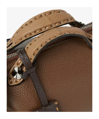 Fendi By The Way Selleria Mini Gianduia Colour Women In Brown