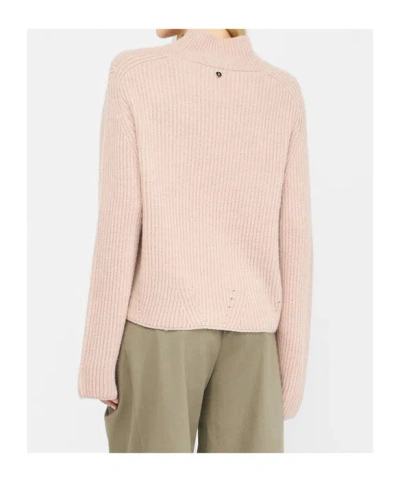 Liu •jo Ami Paris Mustard Wool Cardigan In Gold