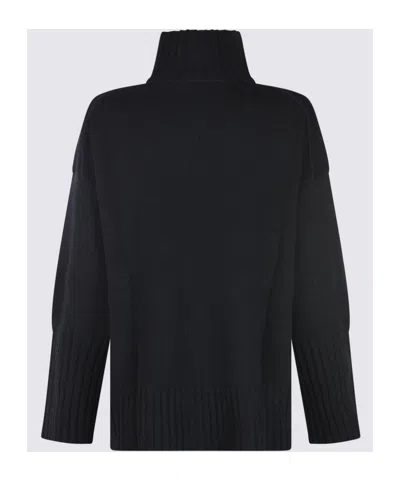 Antonelli Turtleneck Long Sleeve Sweater In Black