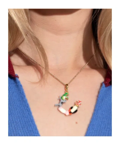 Marni Animal-embellished Pendant In Yellow