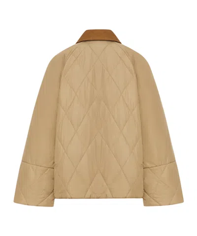 Barbour Martha Quilted Jacket In Neutral