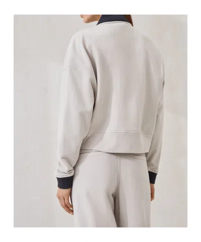 Brunello Cucinelli Plush Cardigan In Gray