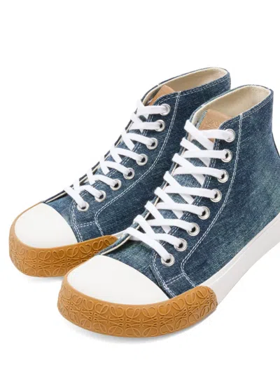 BLOC 牛仔系带运动鞋