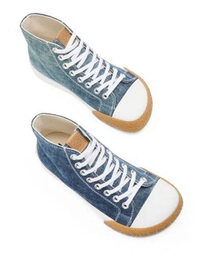 BLOC 牛仔系带运动鞋