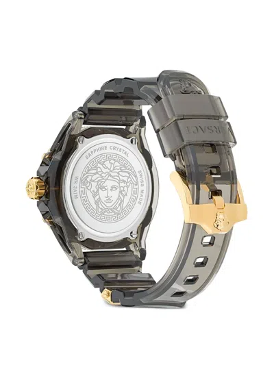 Versace Icon Active Silicone Watch In Green