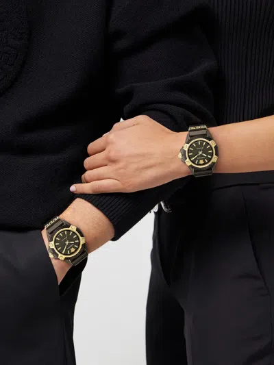 Versace Icon Active Silicone Watch In Green