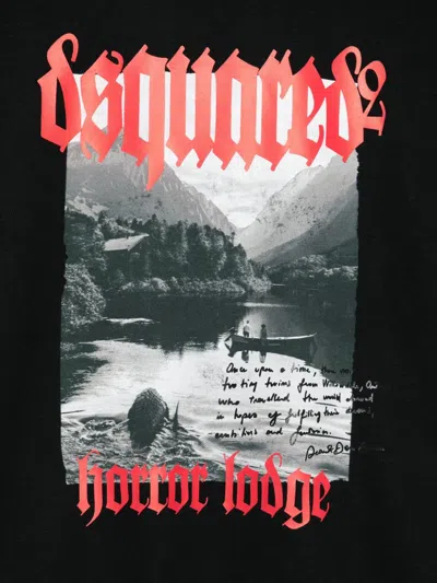 图案印花连帽衫