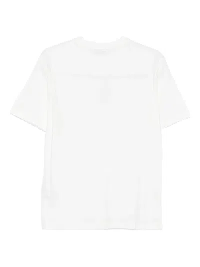 Msgm Logo-print T-shirt In White