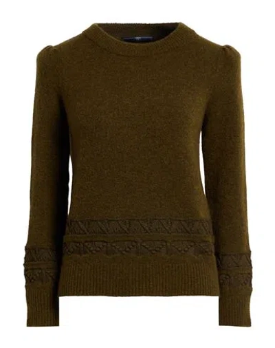 High Use Woman Sweater Military Green Size M Nylon, Wool, Alpaca Wool, Virgin Wool, Acrylic In Green