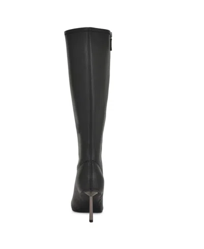 Nine West Women's Gerty Tall Pointy Toe Stiletto Boots In Black