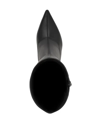 Nine West Women's Gerty Tall Pointy Toe Stiletto Boots In Black