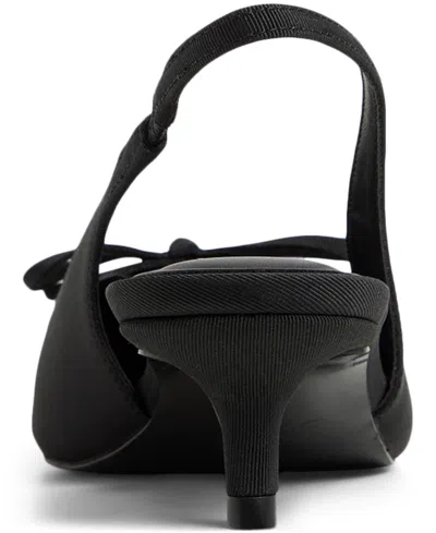 Aldo Women's Azizza Sling-back Bow Kitten Heel Pumps In Black