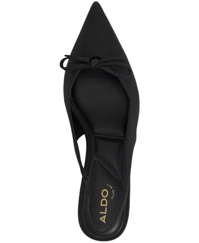 Aldo Women's Azizza Sling-back Bow Kitten Heel Pumps In Black
