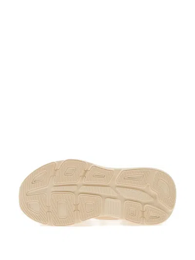 Hoka W Bondi 9 Woman Sneakers Ivory Size 8 Textile Fibers In Neutral