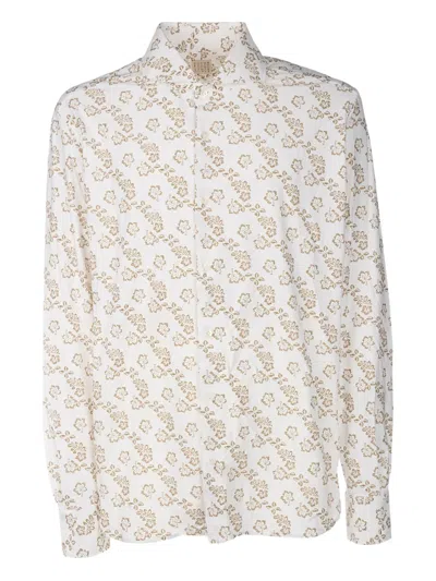 花卉印花长袖衬衫