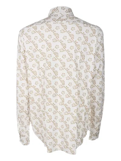 花卉印花长袖衬衫