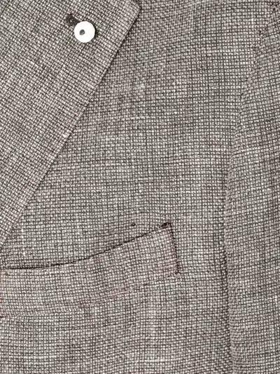 Luigi Bianchi Mantova Three-button Blazer In Gold