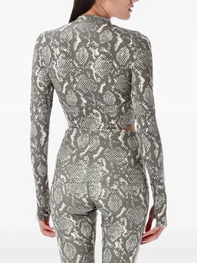 Adidas By Stella Mccartney Asmc Truepurpose Training Longsleeve Crop In Gray