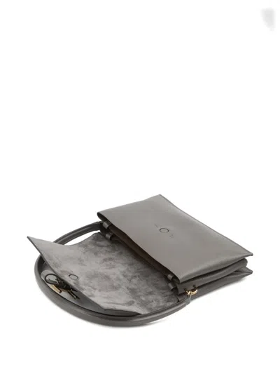 Tod's Flap Bag With Adjustable Shoulder Strap In Gray