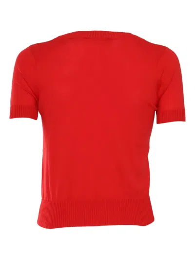 Filippo De Laurentiis Short-sleeves Top In Red