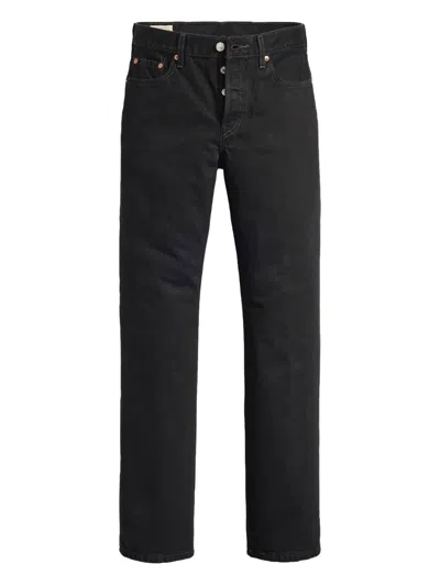 Levi's 501 Original Crop Jeans In Black