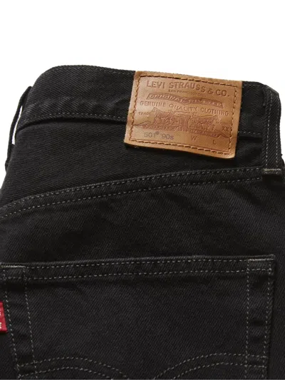 Levi's 501 Original Crop Jeans In Black