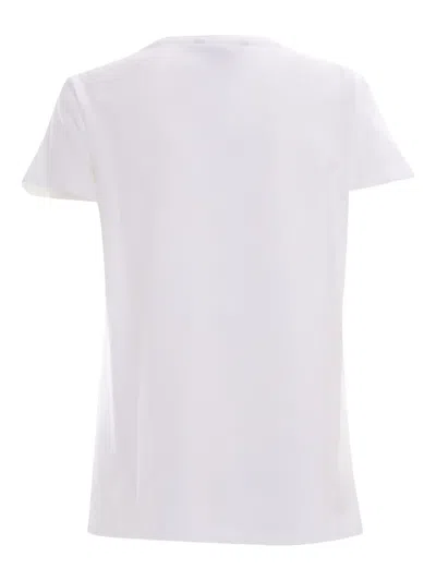 Barbour Saltford Logo Embroidered T-shirt In White