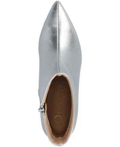 Journee Collection Womens Arely Kitten Heel Booties In Multi