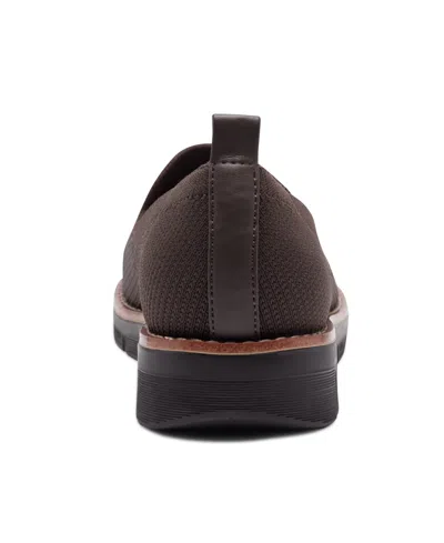 Easy Spirit Women's Valina Knit Easy-on Flat Loafers In Brown