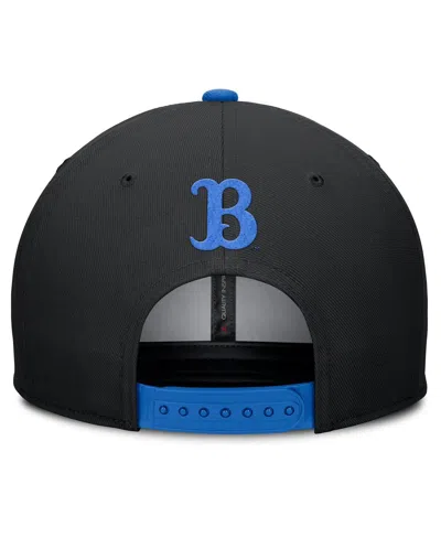 Jordan Men's Black/blue Ucla Bruins 2025 Sideline Campus Pro Local Snapback Hat In Black
