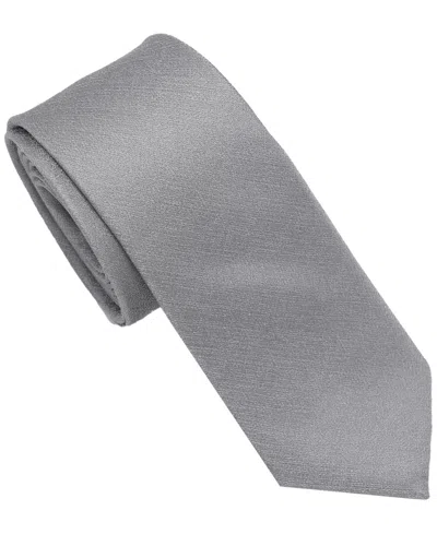 Ben Sherman Men's Textured Silk Tie In Gray