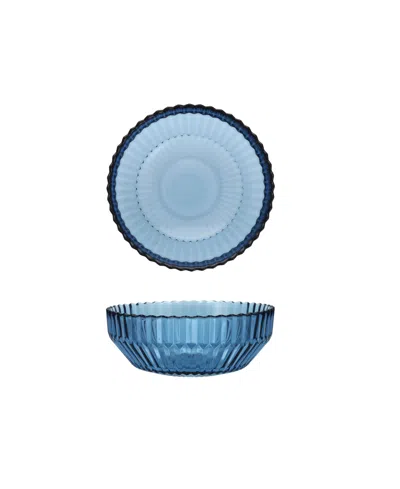 Fortessa Archie Cornflower Cereal Bowl, Set Of 4 In Blue