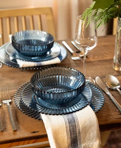 Fortessa Archie Cornflower Cereal Bowl, Set Of 4 In Blue