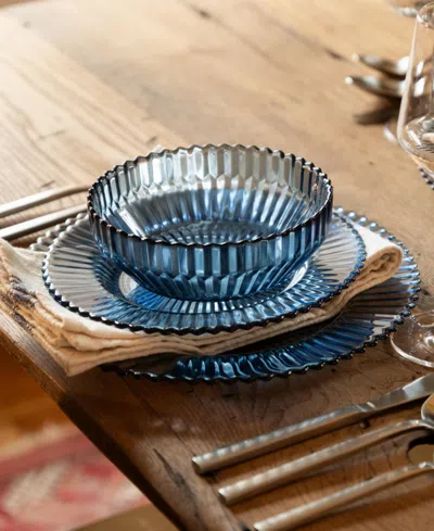 Fortessa Archie Cornflower Cereal Bowl, Set Of 4 In Blue