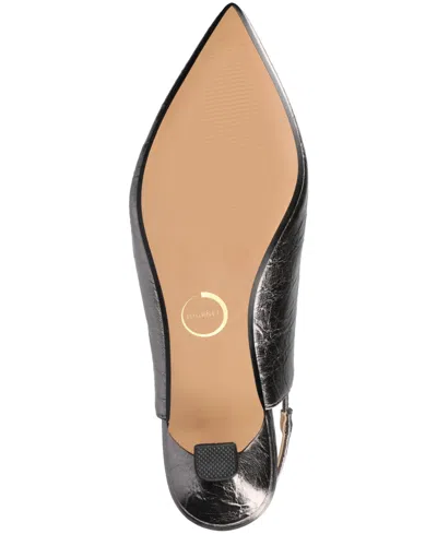 Journee Collection Paulina Womens Pointed Kitten Heel Pumps In Multi