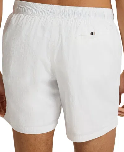 Hugo Boss Boss Octopus Swim Shorts Open White In White