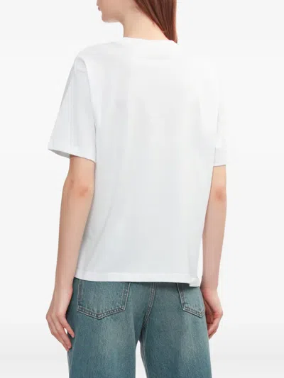 Joshua Sanders Text-print T-shirt In White