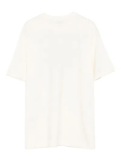 Msgm Logo-print T-shirt In White