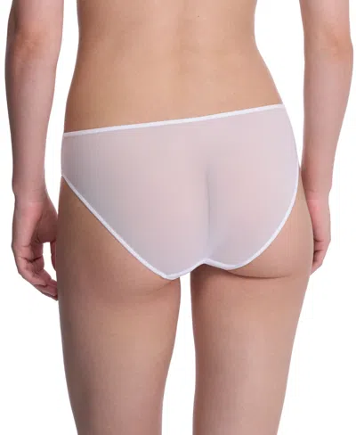 Natori Flora Bikini Panties White In White