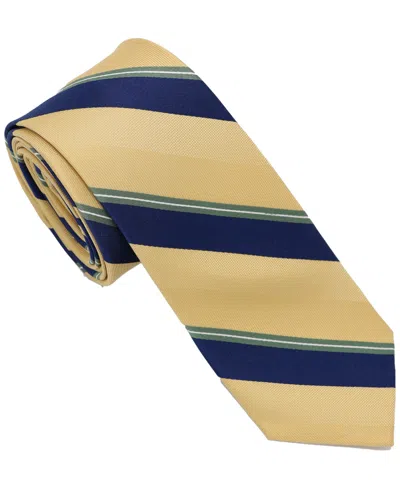 Ben Sherman Men's Stripe Silk Tie In Neutral