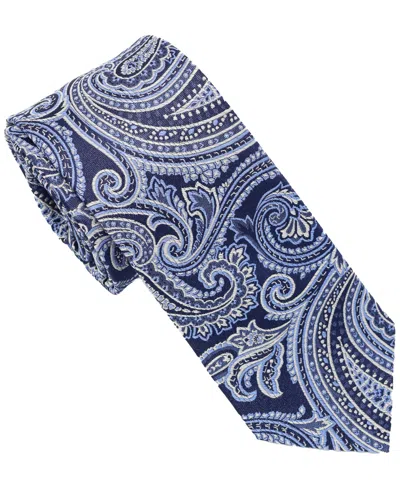 Ben Sherman Men's Paisley Silk Tie In Blue
