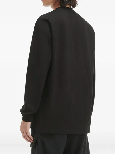 Rick Owens Seam-detail Cotton Sweatshirt In Black
