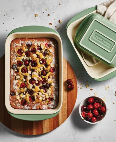 Tramontina Mae Porcelain Enameled 3-pc. Bakeware Set In Green