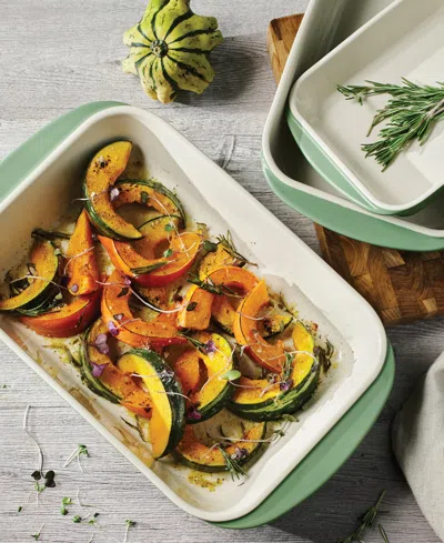 Tramontina Mae Porcelain Enameled 3-pc. Bakeware Set In Green