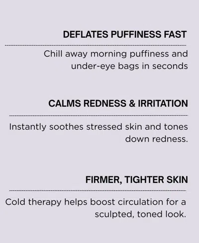 Solaris Laboratories Ny Stainless Steel Cryo Facial Roller In White