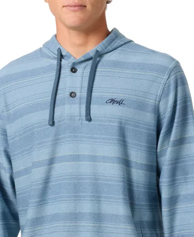O'neill Men's Bavaro Stripe Poncho Sweatshirt In Blue