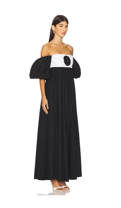 Caroline Constas Santina Dress In Black