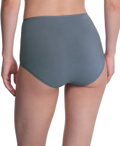 Natori Women's Bliss Bare Cotton High-waist Brief Underwear 778346 In Gray