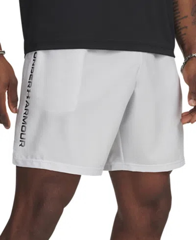 Under Armour Men's Moisture-wicking Logo-print 8-1/4" Tech Shorts